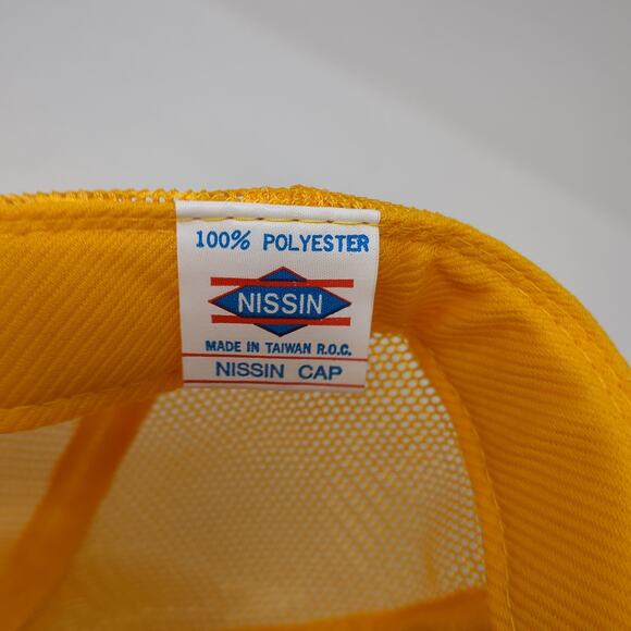 Pervo Paint Co. Coloroma Paints Since 1929 Trucker Hat Yellow OS Mesh Back Rope - Picture 9 of 10